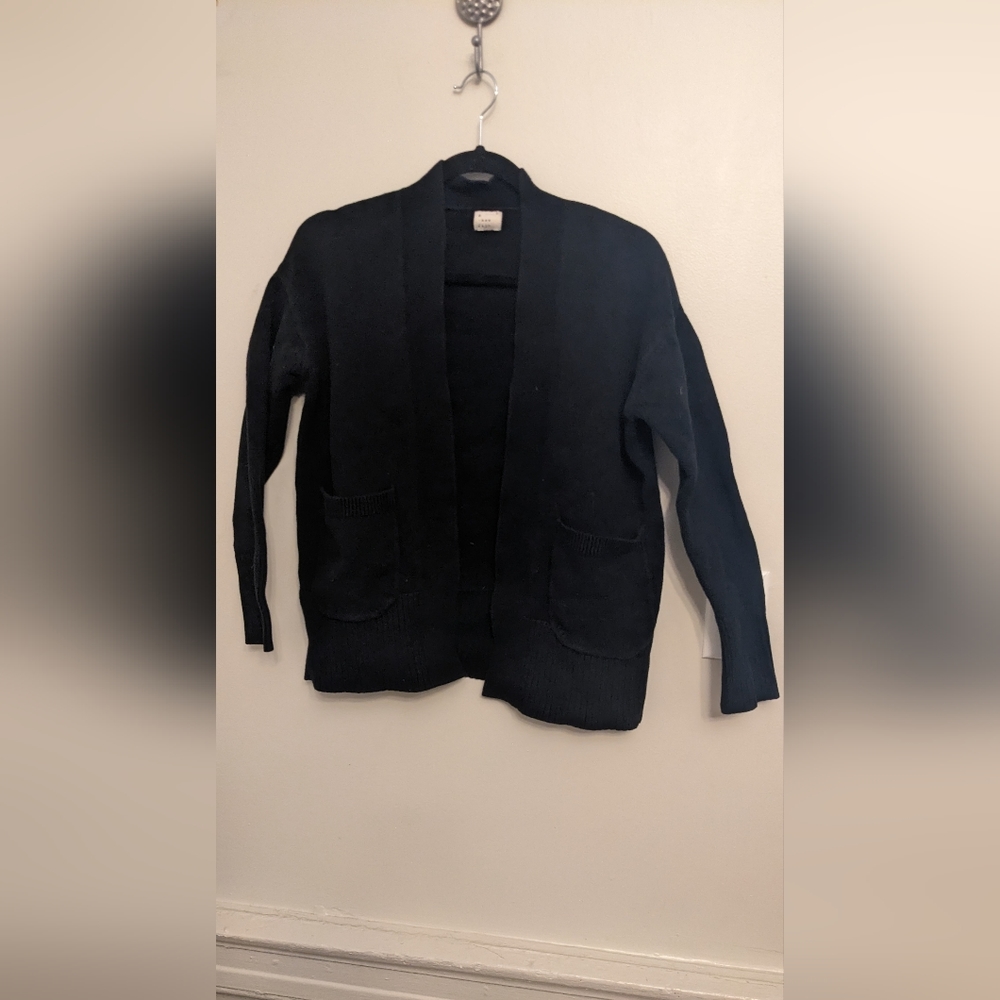 Black cardigan